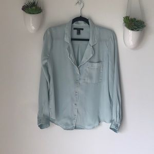 Forever 21 satin blouse
